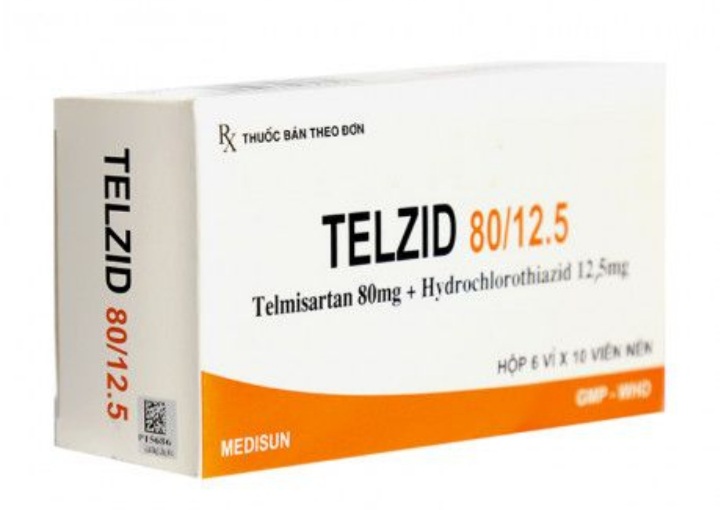 Sản phẩm thuốc điều trị tăng huyết áp Telzid 80mg/12.5mg đang được phân phối trên thị trường với nhiều mức giá khác nhau.