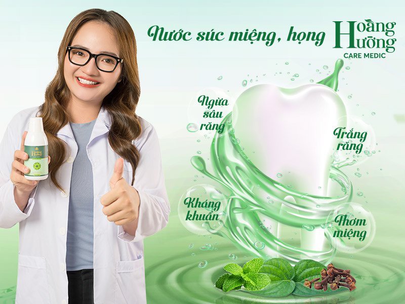 Sản phẩm Nước súc miệng Hoàng Hường được thổi phồng về tác dụng