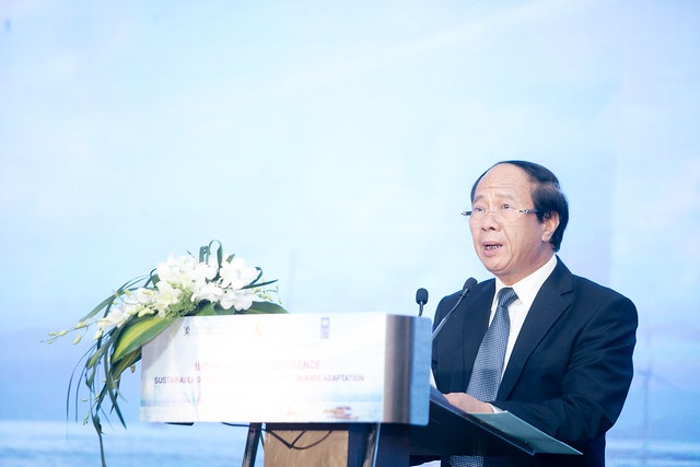 Phó Thủ tướng Chính phủ Lê Văn Thành phát biểu tại hội nghị. Ảnh: Hương Giang