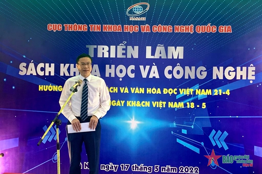 Thứ trưởng Bộ Khoa học và Công nghệ Lê Xuân Định phát biểu tại buổi lễ.