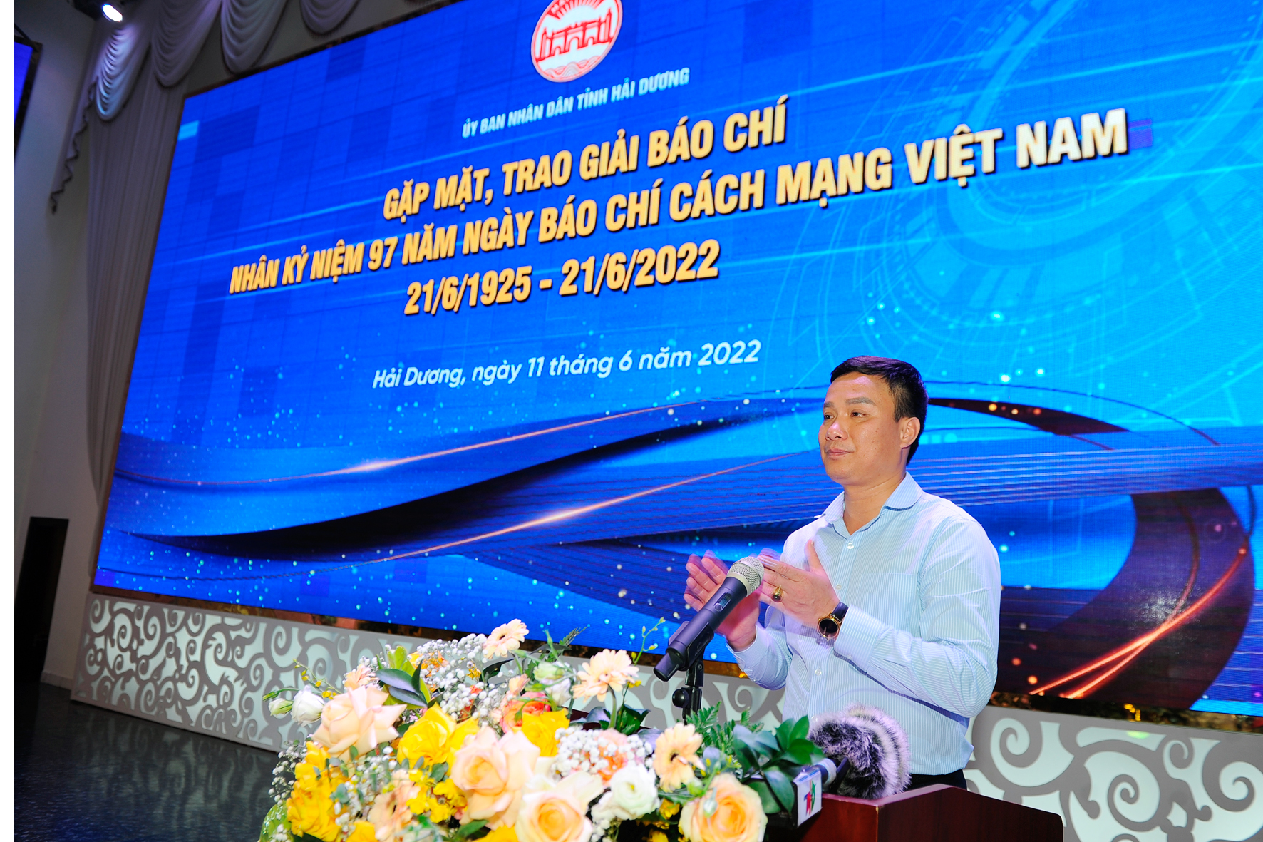 Chủ tịch UBND tỉnh Hải Dương Triệu Thế Hùng, phát động Giải báo chí “Hải Dương khát vọng, phát triển”