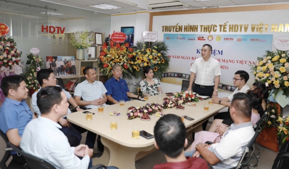 Truyền hình thực tế HDTV Việt Nam gặp mặt báo chí và các Đối tác nhân kỉ niệm ngày Báo chí cách mạng Việt Nam 21-6