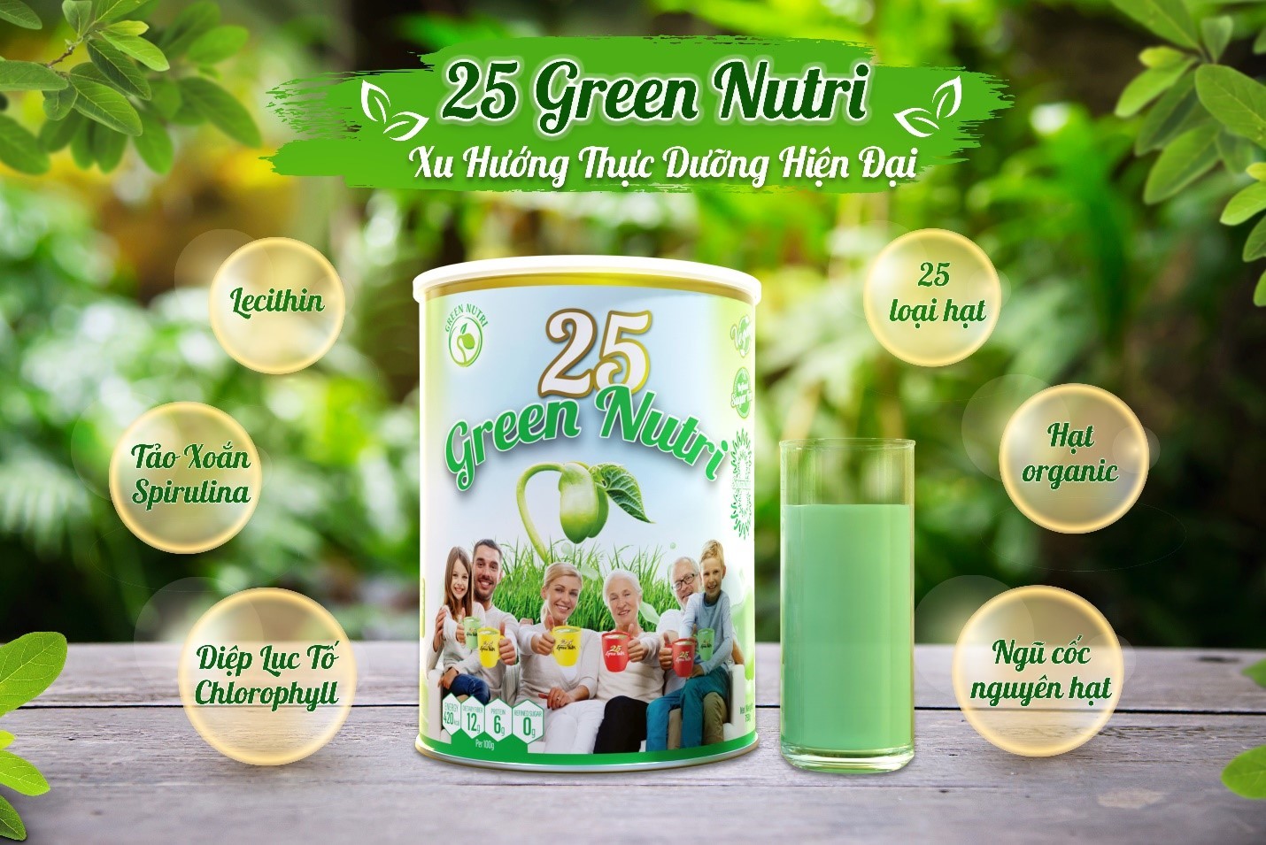 25 Green Nutri là sản phẩm phù hợp với người muốn tăng cường sức khỏe chủ động