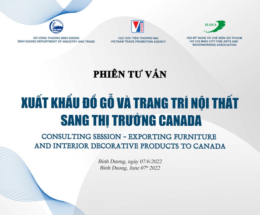 Các siêu thị lớn tại Canada đã bày bán các sản phẩm đồ gỗ của Việt Nam