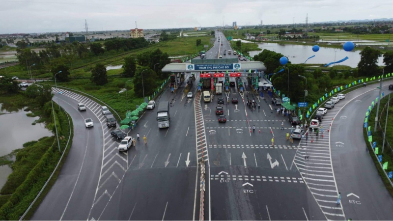 Cao tốc Cầu Giẽ - Ninh Bình đưa hệ thống thu phí không dừng vào khai thác