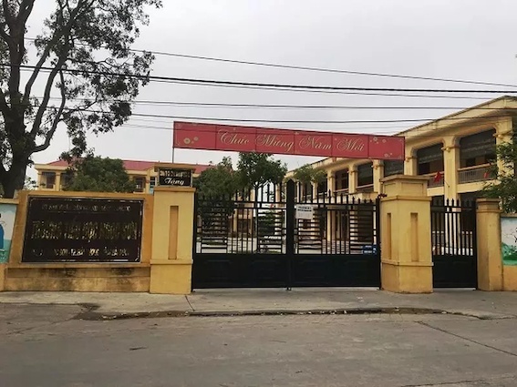 Trường tiểu học Ngọc Sơn nơi kế toán Nhiên giả mạo chữ ký, lập khống chứng từ gây thiệt hại cho ngân sách Nhà nước