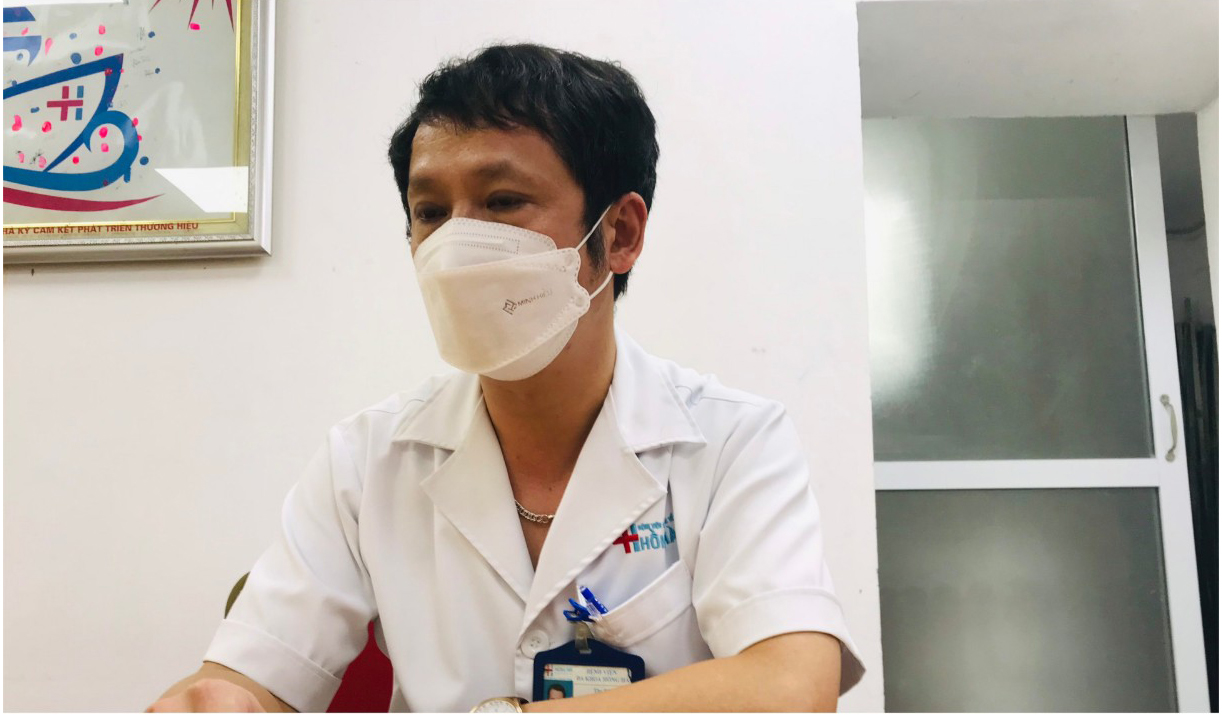 Giám đốc Bệnh viện Đa khoa Hồng Hà - ông Nguyễn Tiến Sơn