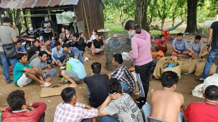 Kiên Giang: Hàng trăm con bạc sát phạt nhau tại một khu vườn xoài